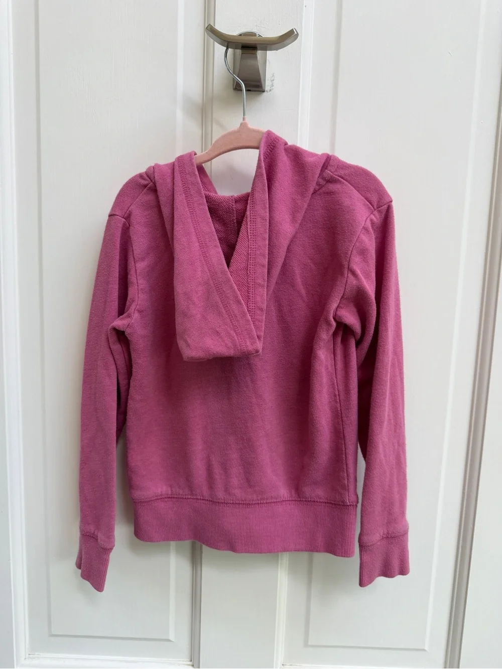 The Children's Place Girls XS 4 Pink Zip-Up Hoodie Power to the Girls